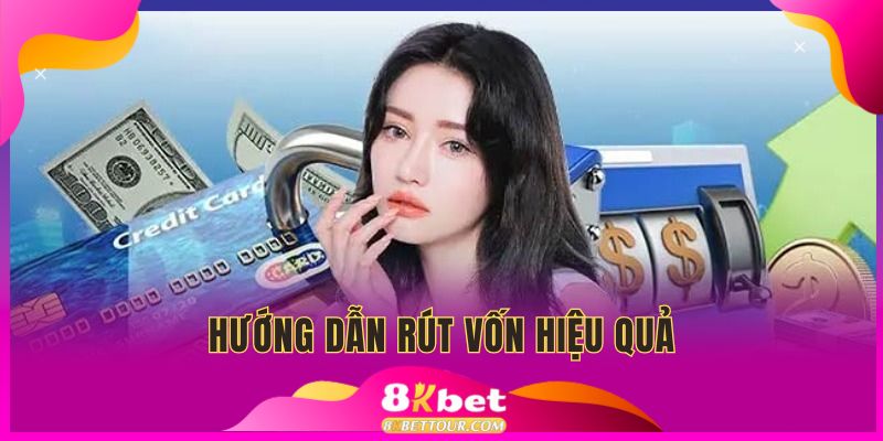 Truy cập nền tảng khi thực hiện giao dịch rút tiền 8KBET